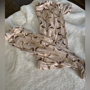 Posh Peanut cow head Bamboo Pajama Set